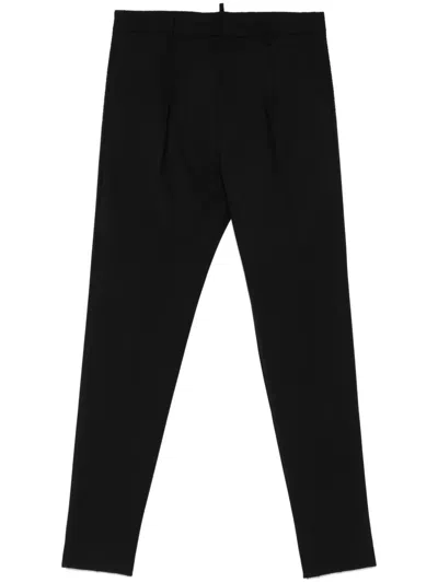 Dsquared2 Tapered Trousers In Black