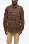 Dsquared2 Tartan Patterned Flannel Shirt In Brown