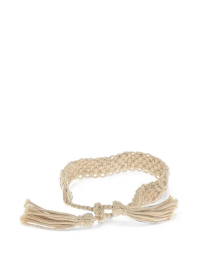 Dsquared2 Tassel-detail Bracelet In Neutral