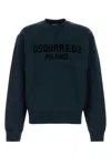 Dsquared2 Dsquared Midnight Blue Cotton Sweatshirt In Blue