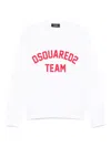 Dsquared2 Team-logo Sweatshirt In White