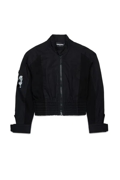 DSQUARED2 TECHNICAL COTTON BRANDED JACKET