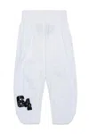 Dsquared2 Technical Cotton Branded Pants In White