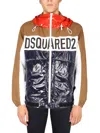 Dsquared2 Technical Fabric Bomber Jacket For Men In Brown