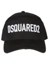Dsquared2 Technicolor Black Embroidered Baseball Cap In Black