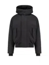 Dsquared2 Giubbino Techno Down Bomber In Nylon In Blue