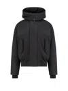 Dsquared2 Giubbino Techno Down Bomber In Nylon In Black