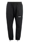Dsquared2 Track-pants In Tessuto Tecnico In Black