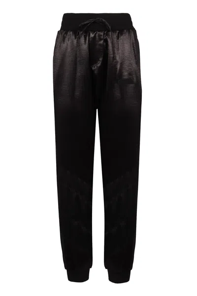 Dsquared2 Techno Fabric Track Pants In Black