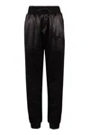 Dsquared2 Track Pants In Techno Fabric In Black