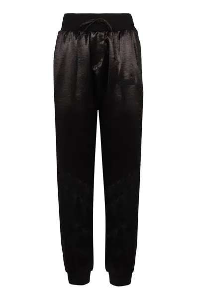 Dsquared2 Techno Fabric Track Pants In Black