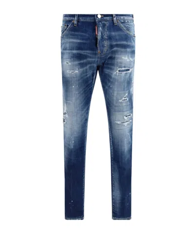 DSQUARED2 DSQUARED2 TEDDY DISTRESSED SLIM JEANS