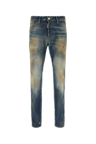 Dsquared2 Teddy Jean Jeans In Blue