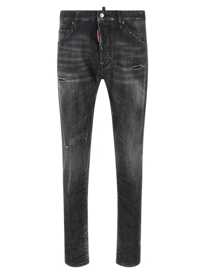 Dsquared2 Teddy Jeans In Black