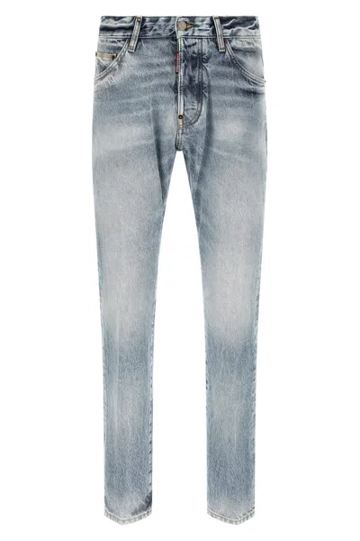 Dsquared2 Teddy Used-effect Ripped Jeans In Blue