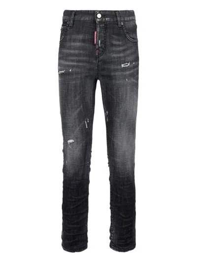 Dsquared2 Teddy Jeans In Black