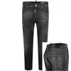 Dsquared2 Teddy Jeans Washed Black In Black