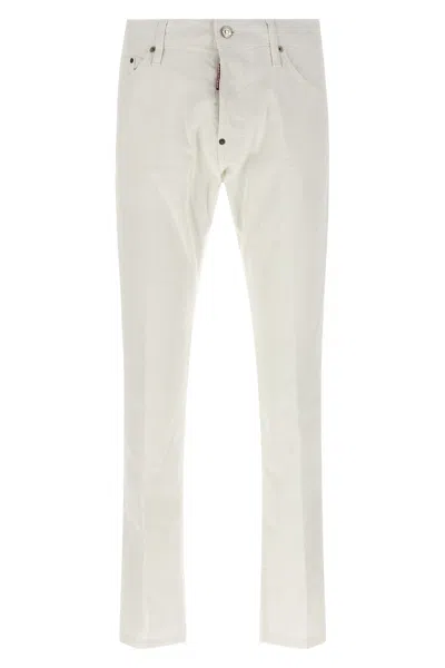 Dsquared2 Teddy Jeans White In Neutral