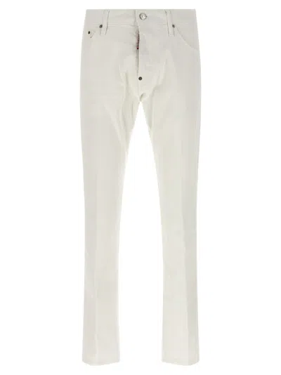 Dsquared2 Teddy Jeans White In Neutral