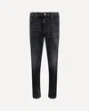 Dsquared2 Teddy Wash Jeans In Blue