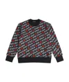 Dsquared2 Teen Sports Edtn.03-print Sweatshirt In Black