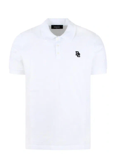Dsquared2 Tennis Fit Polo Shirt In White
