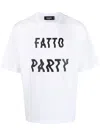 Dsquared2 Text-print Cotton T-shirt In 白色