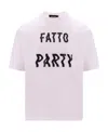 Dsquared2 Men's Cotton Text Printed T Shirt In White