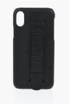 Dsquared2 Textured Eco-leather I Phone X Case With Hand Strap In Black