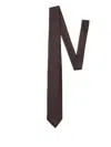 Dsquared2 Textured-jacquard Tie In Brown