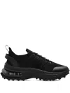 Dsquared2 Textured Lace-up Sneakers In Black
