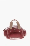 Dsquared2 Textured Leather Multi-pocket Bag In Brown