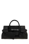 Dsquared2 Textured Leather Top Handle Bag In Black