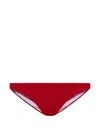 Dsquared2 Textured-finish Bikini Bottoms In Red