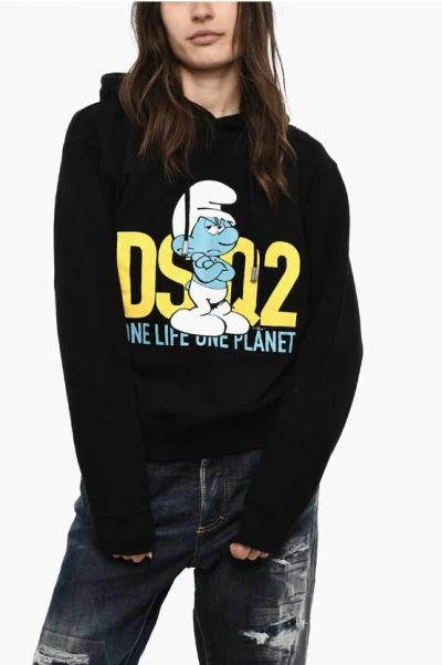 Dsquared2 The Smurfs Brushed Cotton Grounchy Hoodie