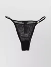 Dsquared2 Thong Sheer Fabric Elastic Waistband