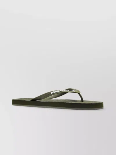 Dsquared2 Thong Strap Flat Sole Sandals