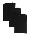 Dsquared2 Three-piece Short-sleeved T-shirt In Black