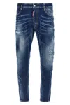 Dsquared2 Stretch Denim Blend Tidy Biker Jeans