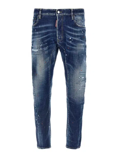 DSQUARED2 JEANS BOOT-CUT - AZUL
