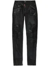 Dsquared2 Tidy Biker Jeans In Schwarz