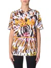 Dsquared2 Tie And Dye Print T Shirt In Multi