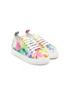 Dsquared2 Tie-dye Canvas Sneakers In 粉色