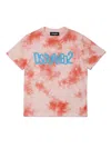 Dsquared2 T-shirt Mit Batikmuster In Rot