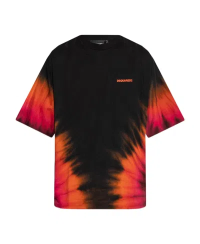 DSQUARED2 DSQUARED2 TIE-DYED CREWNECK T-SHIRT