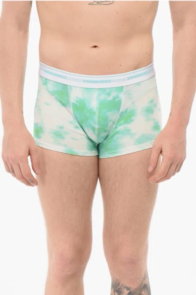 Dsquared2 Tie Dye Print Cotton Boxer