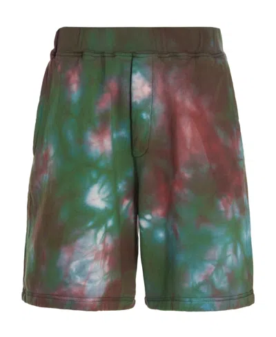 Dsquared2 Tie Dye-print Cotton Track Shorts