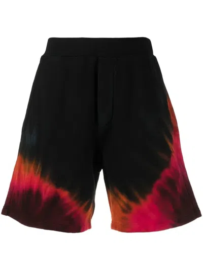 DSQUARED2 TIE-DYE TRACK SHORTS