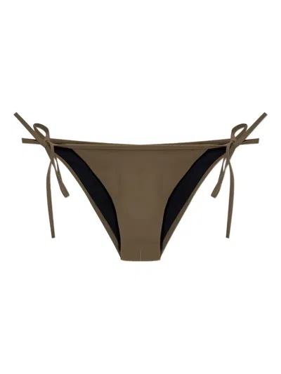 Dsquared2 Tie-side Bikini Bottoms In Gray