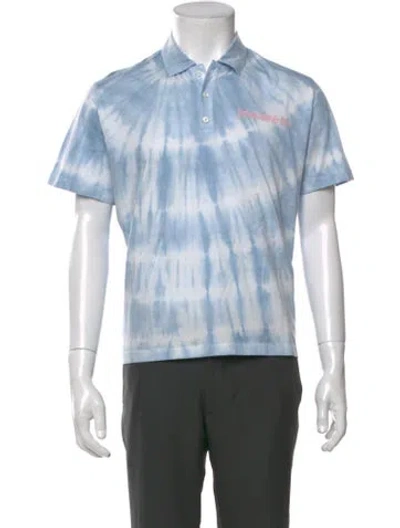 Pre-owned Dsquared2 Tie-dye Print Short Sleeve Shirt W/ Tags In Blue